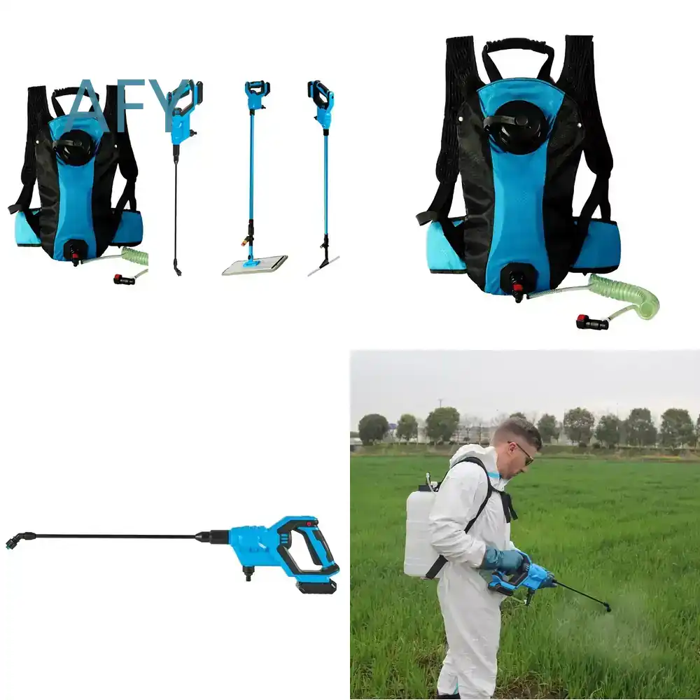 Outdoor Power Mop - Opryskiwacz ogrodowy 10.8V, wielofunkcyjny, bezprzewodowy, zasilany