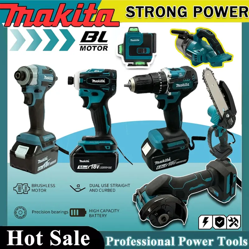 Pole Saw Cordless - Zestaw akumulatorowych narzędzi elektrycznych Makita: przenośny