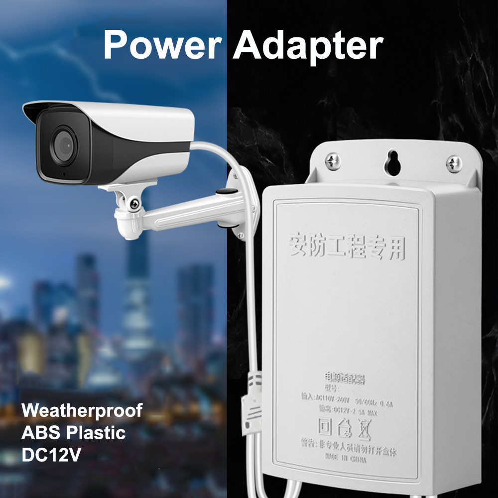 Outdoor Power Supply 12V - DC 12V 2,5A Zewnętrzna wodoodporna kamera