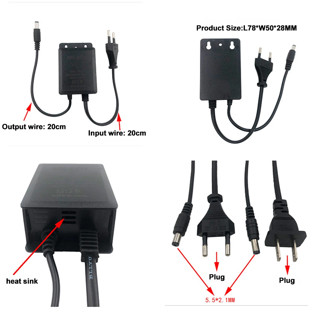 Outdoor AC 100-240V wejście DC – Outdoor Power Supply 12V recenzja i cena