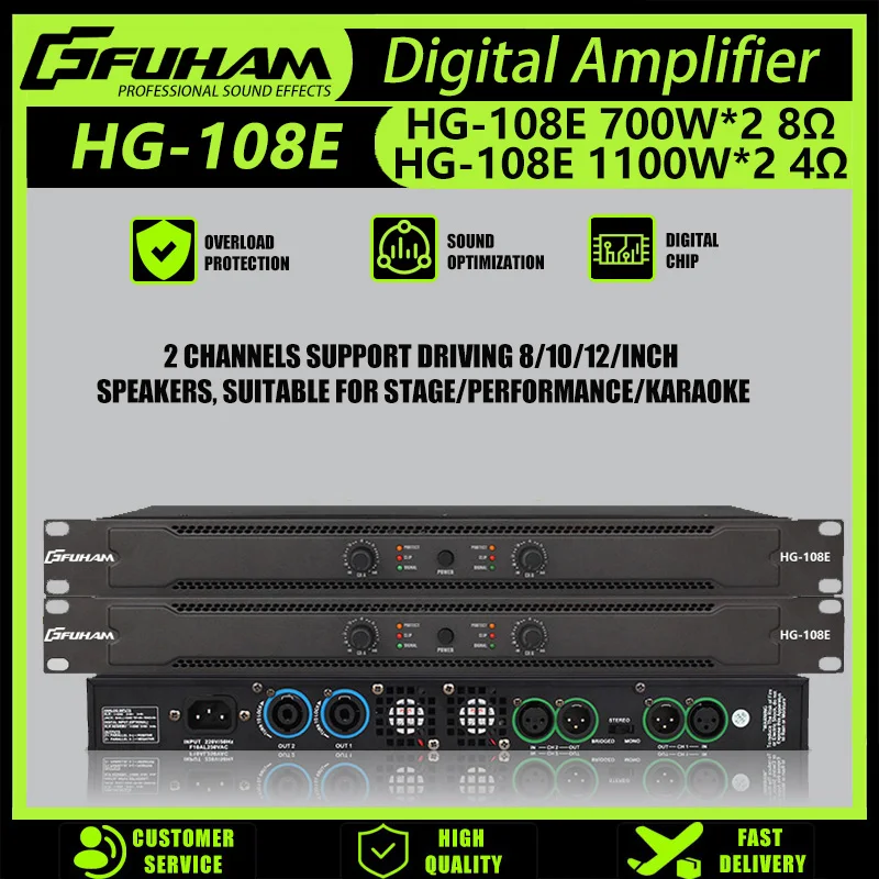 Wzmacniacz cyfrowy FUHAM HG108 – Outdoor Power Amplifier recenzja i cena