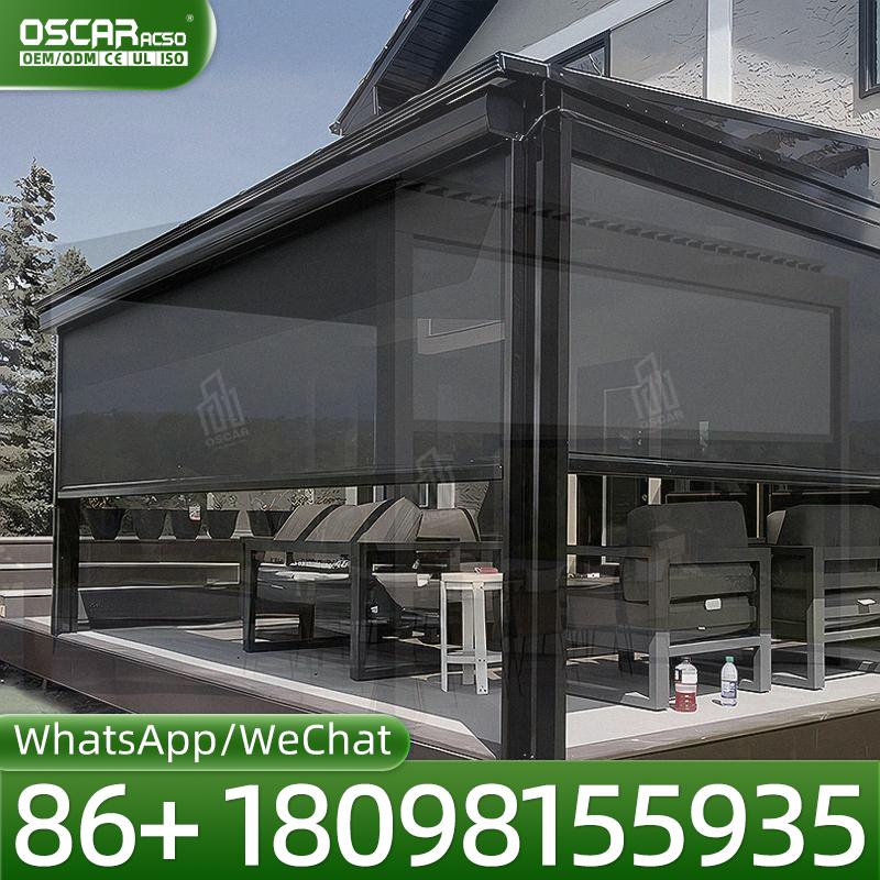 Nowoczesny, elektryczny, alumi – Outdoor Power Roller Shades recenzja i cena