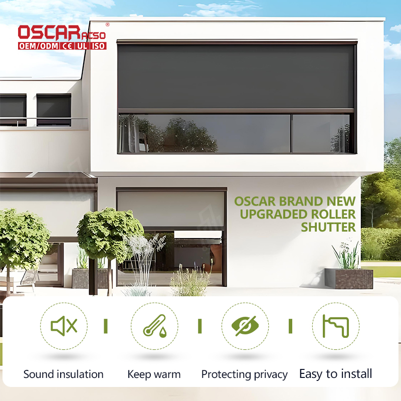 Nowoczesny, elektryczny, alumi – Outdoor Power Roller Shades recenzja i cena