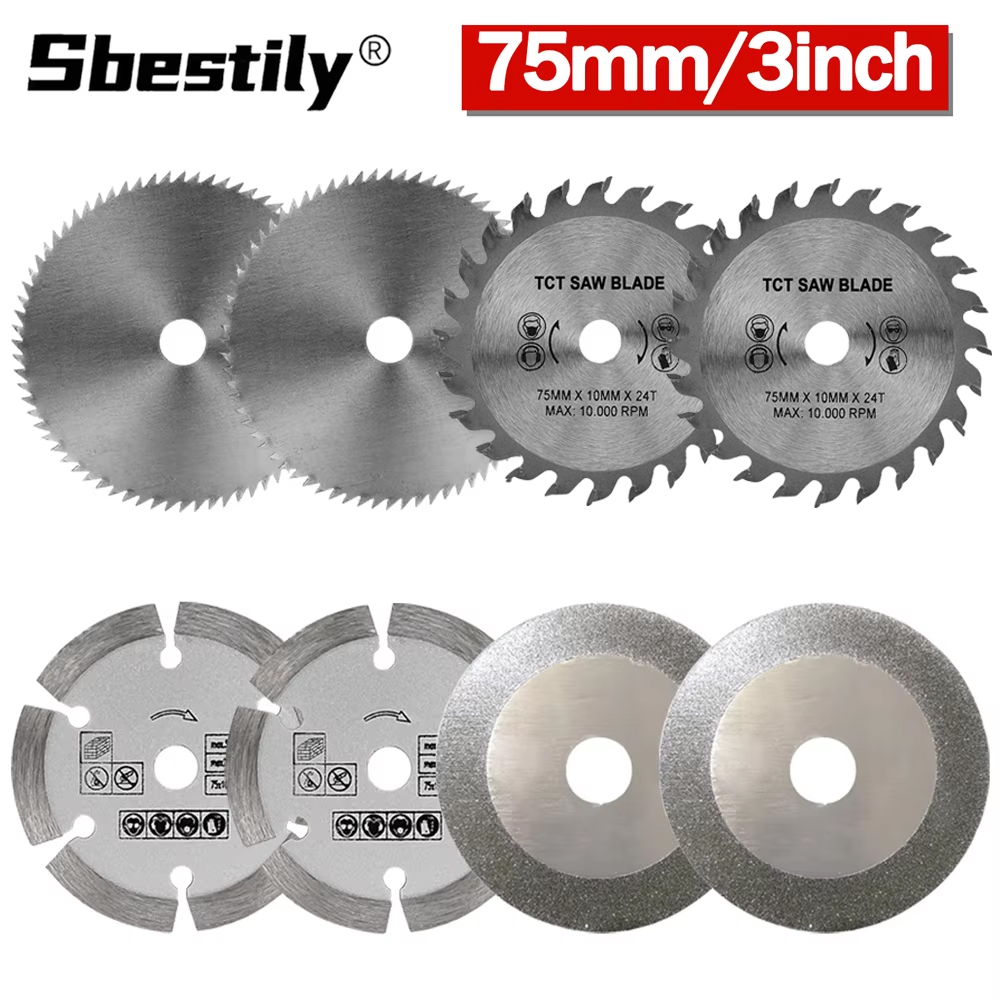 4/8 szt. 75mm 3-calowe tarcze  – Stump Grinder Attachment recenzja i cena