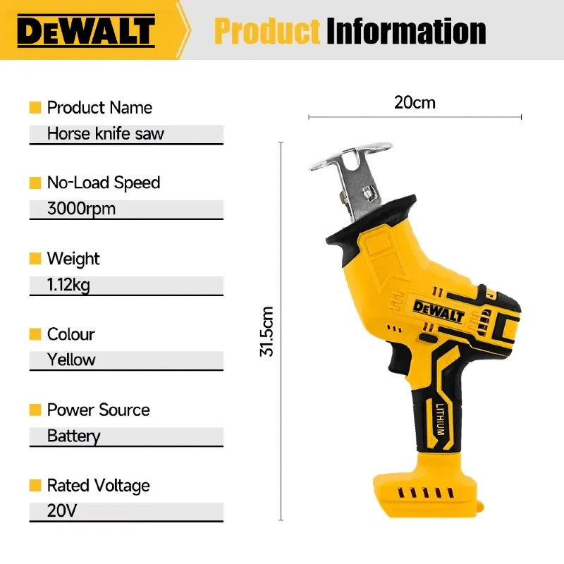 Piła szablasta bezszczotkowa D – Pole Saw Cordless recenzja i cena