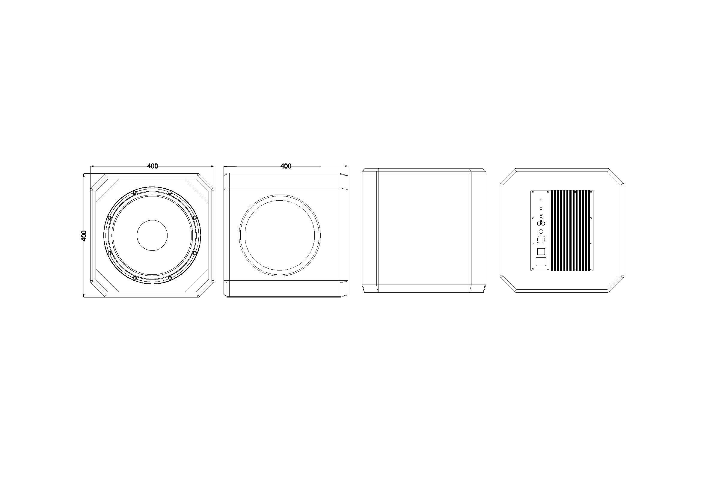 Profesjonalny 12-calowy aktywn – Outdoor Power Amplifier recenzja i cena