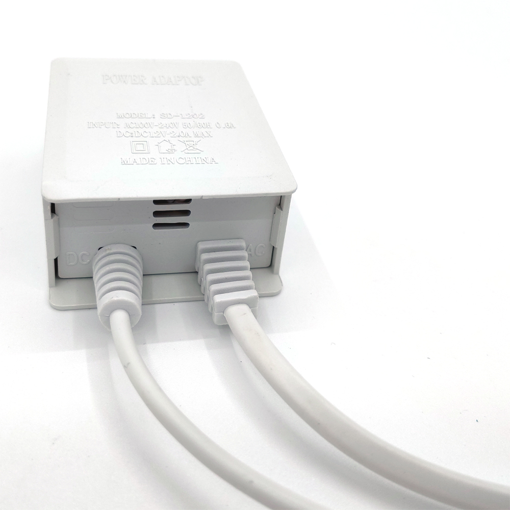 Białe wejście AC 100-240 V DC  – Outdoor Power Supply 12V recenzja i cena