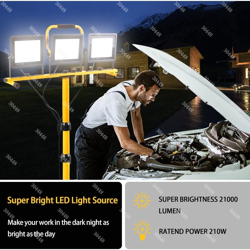 Lampa robocza LED, przenośny r – Outdoor Power Repair recenzja i cena