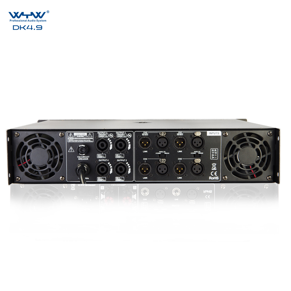 4-kanałowy profesjonalny wzmac – Outdoor Power Amplifier recenzja i cena
